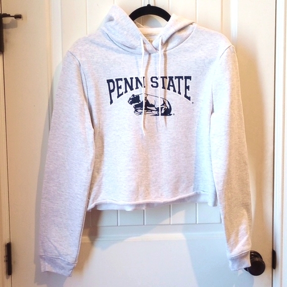 Penn State Collegiate Crop Logo Hoodie- NWOT - Picture 4 of 11